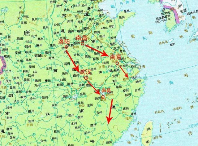 第三次 建炎南渡,北宋末,宋高宗渡江,以临安(今杭州)为行都,建立南宋.