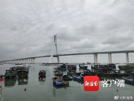 文昌千余艘渔船回港避风雨