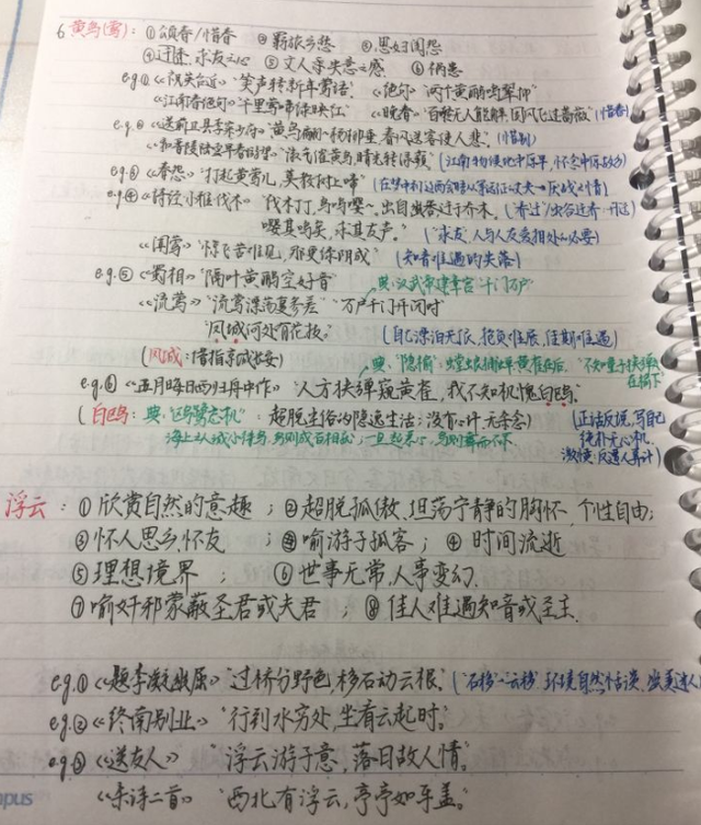 高考状元的"神仙笔记",老师赞不绝口,难怪语文能考146