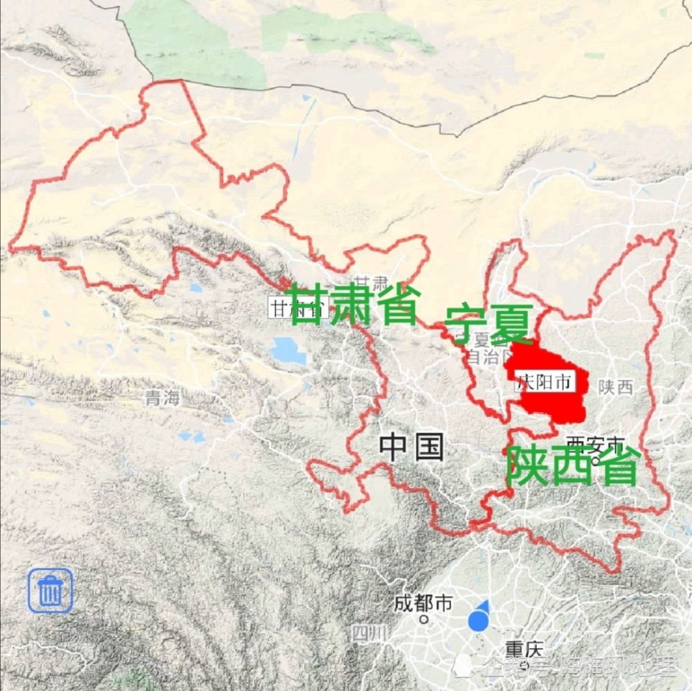 甘肃省庆阳市建成区面积排名，西峰区最大，宁县最小，你觉得呢？