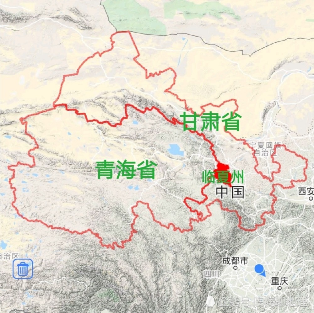甘肃省临夏州7县1市建成区面积排名，临夏市最大，东乡县最小