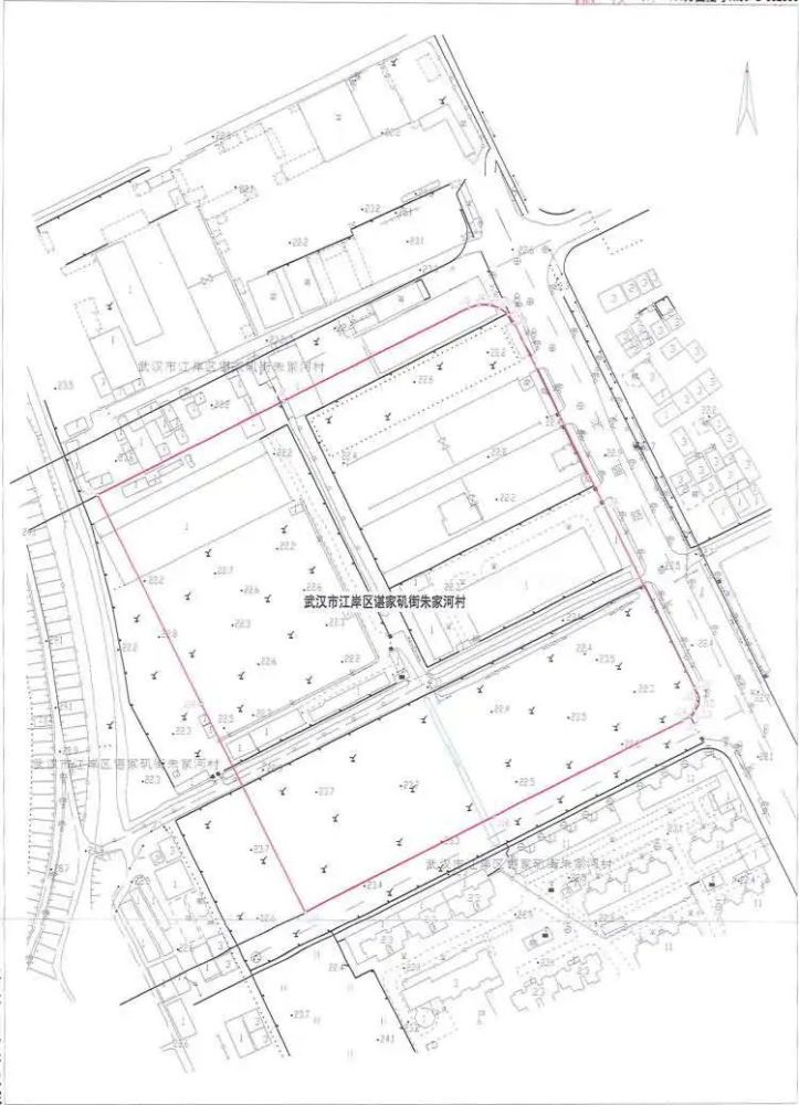 本次征收范围为谌家矶街朱家河村,总面积约14.5公顷,其中农用地约7.