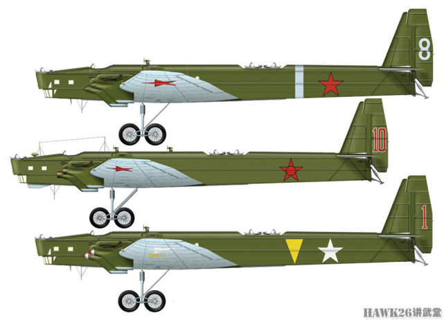tb-3重型轰炸机,该机曾随苏联援华飞行队来到中国,支援中国的抗战.