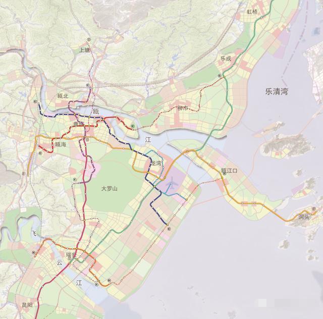 温州轨道交通s3线:温州站～鹿城～瓯海～瑞安～平阳