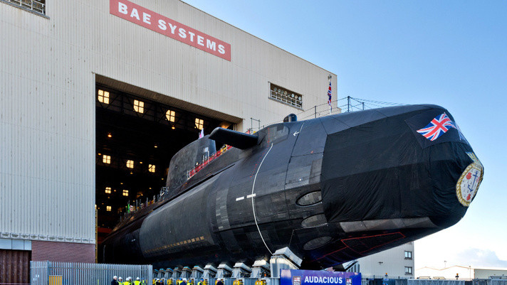 bae系统公司为英国制造的核潜艇