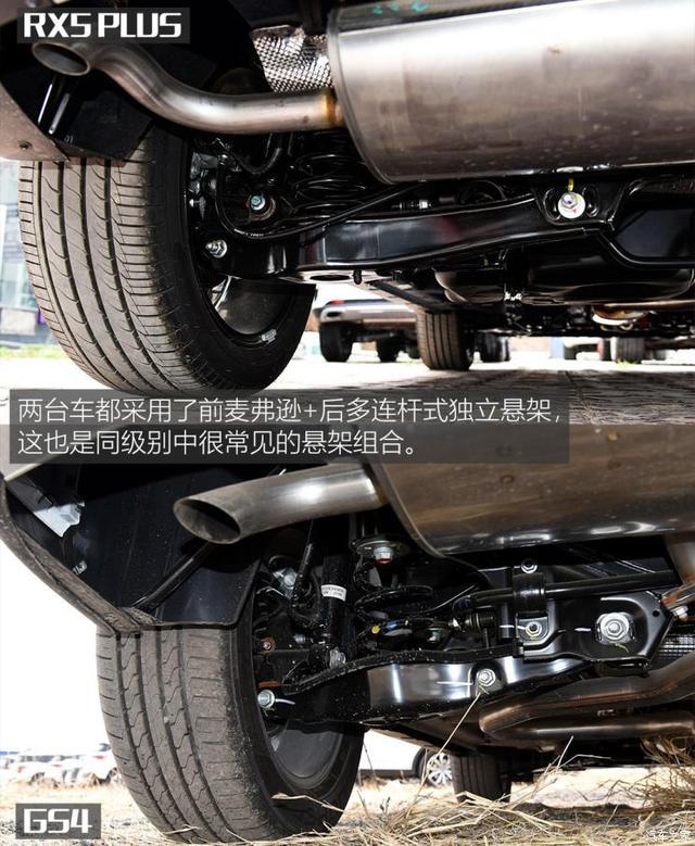 配置差异明显荣威RX5PLUS对比传祺GS4