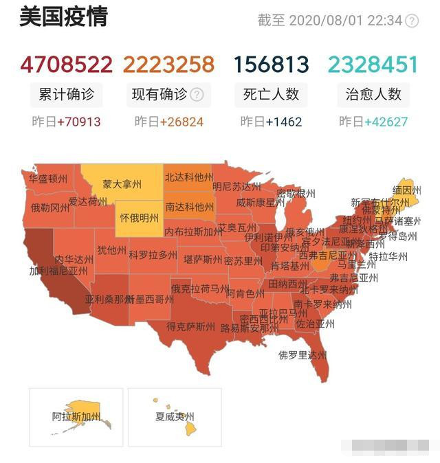 美国疫情最新消息死亡人数美国人口多少