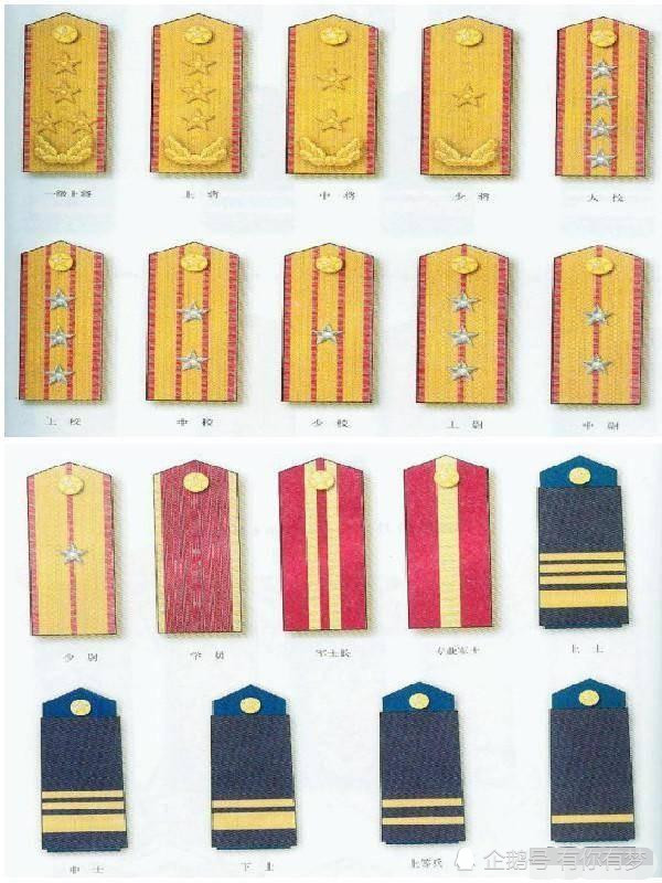 最高军衔为一级上将(并未授予,后废除),并取消了大尉军衔;87式士兵
