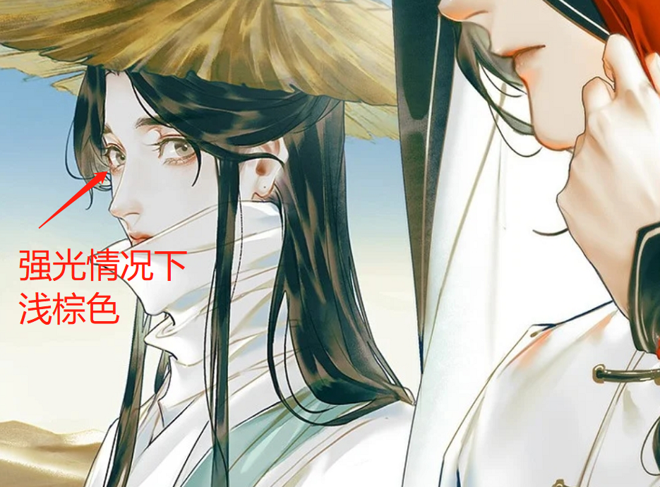 天官赐福漫画师青玄和谢怜眼睛颜色都变了用美瞳会被举报吗