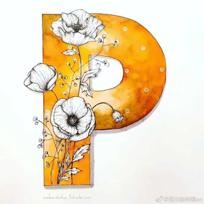 史上最全最好看的字母设计手绘,你要的全都在里面,一定要收藏哦!