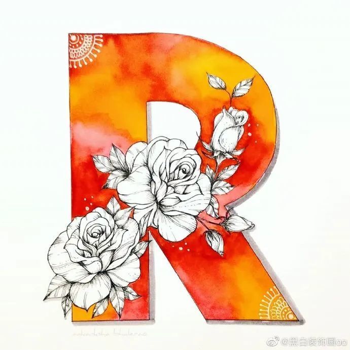 史上最全最好看的字母设计手绘,你要的全都在里面,一定要收藏哦!