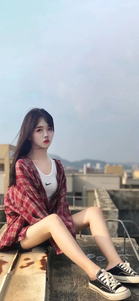 精选全面屏高清壁纸女神风景清纯晚霞