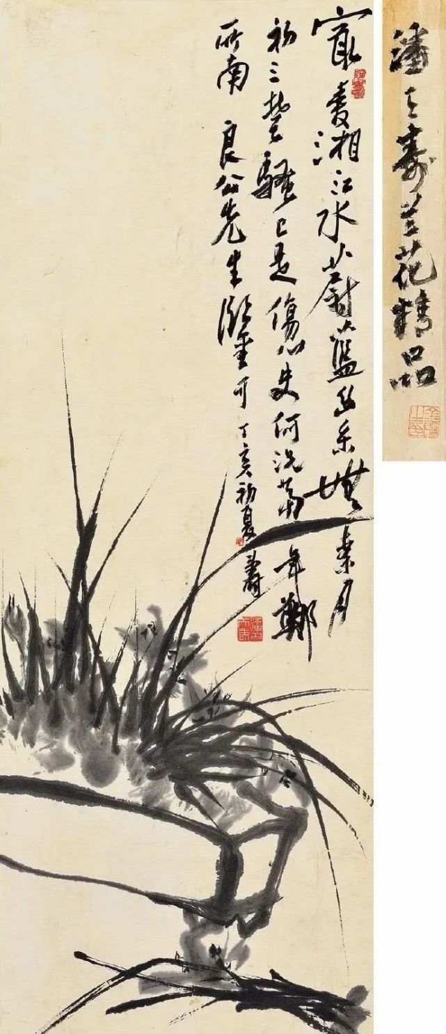 潘天寿 兰花