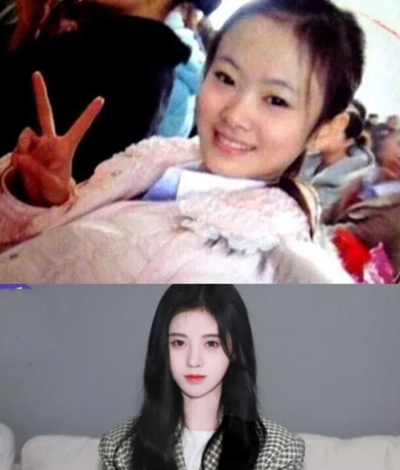 可要说变化最明显的一定及时鞠婧祎了,尽管说女大十八变,可小时候的