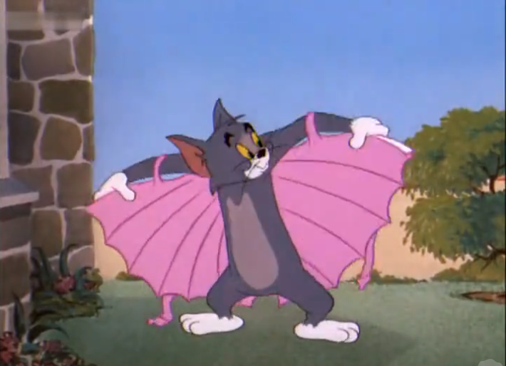 猫和老鼠:汤姆因祸得福,竟然得到了一副纸翅膀,汤姆:我能飞起来了!