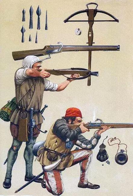 欧洲弩和火绳枪