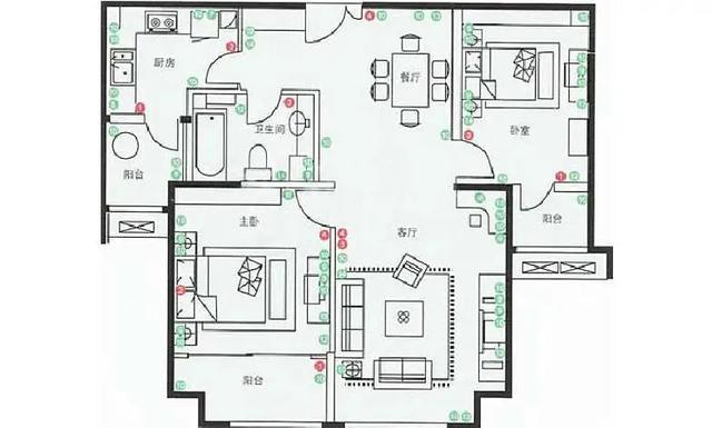 3分钟看完装修最全插座布置方案,我家少装一个家里满地插线板