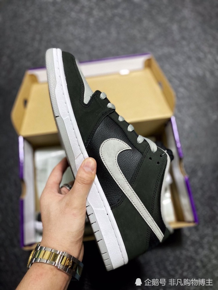 百分百还原度 影子灰 nike dunk sb low 开箱鉴赏