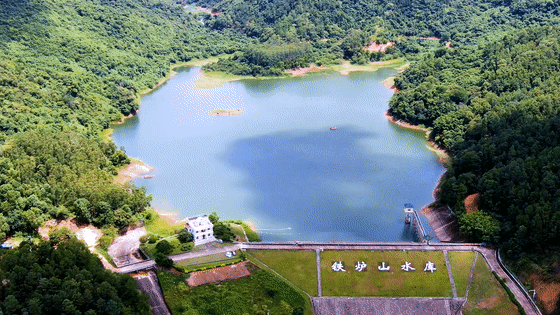 这里便是 中山坦洲·铁炉山森林公园 内有茂密树木,原石清泉 还有一