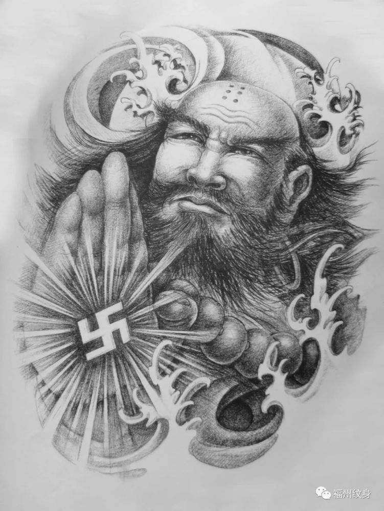 古代人物纹身图案