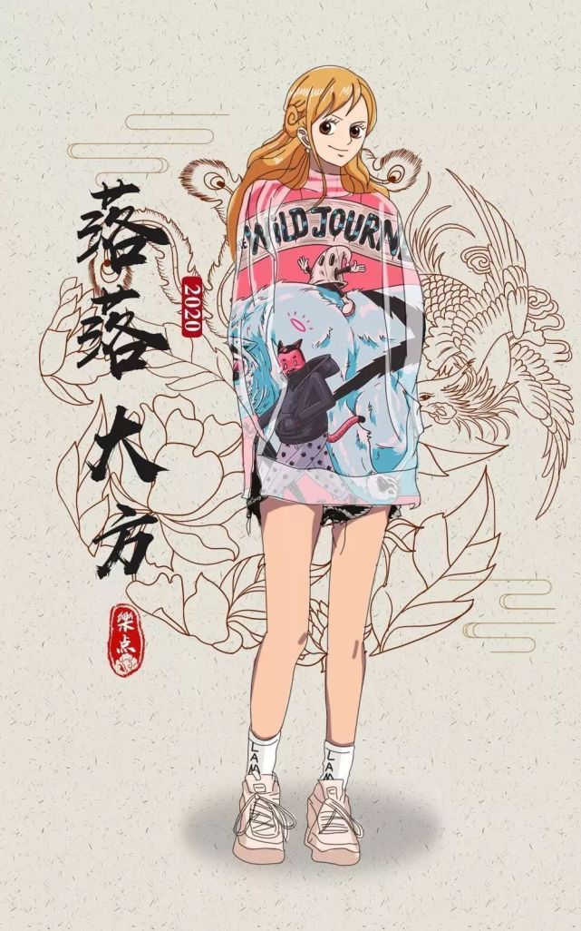 海贼王:草帽海贼团跟好友一起走中国风路线,大家喜欢吗