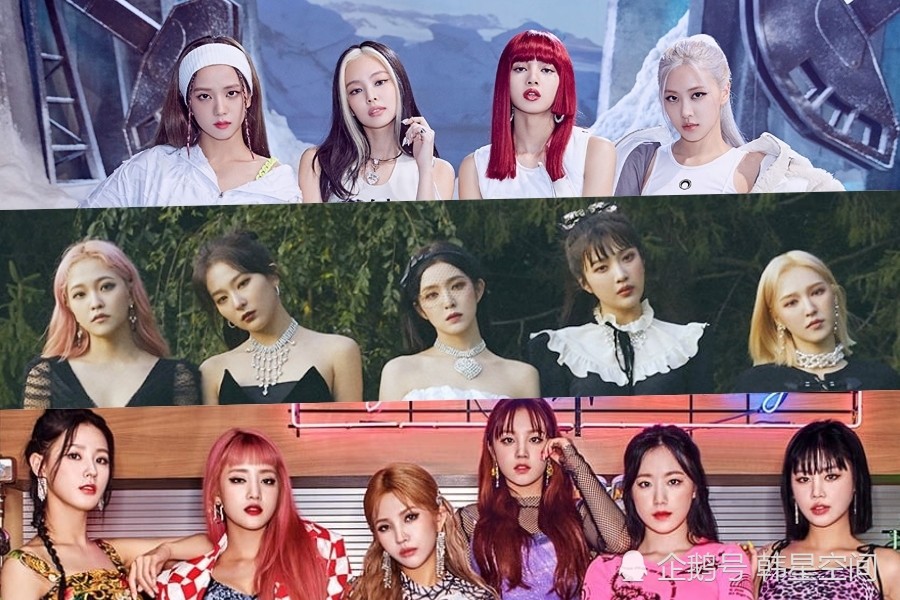 韩流女团8月品牌:blackpink,redvelvet,gi-dle