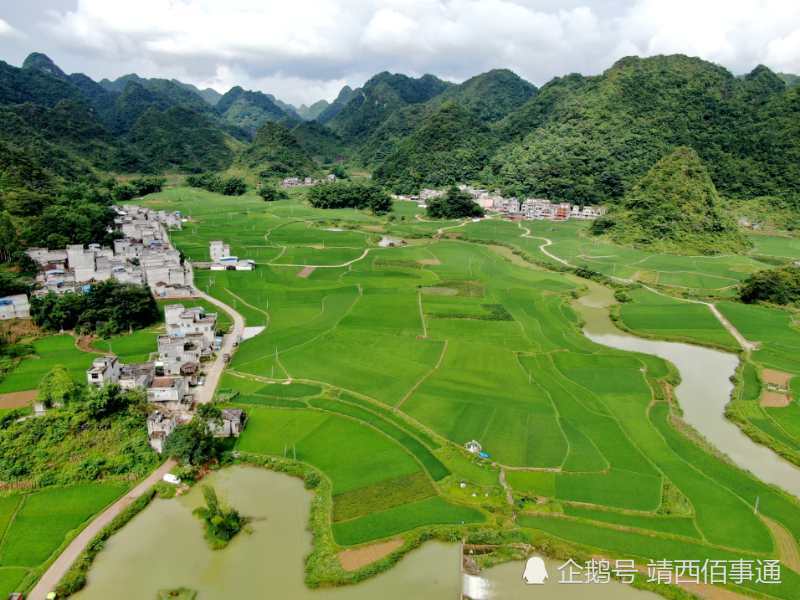 近日,笔者带着无人机来到位于广西壮族自治区百色市靖西市禄峒镇平江