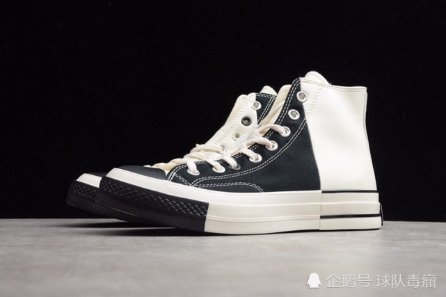 匡威converse chuck 1970 "拼接双鞋黑白"