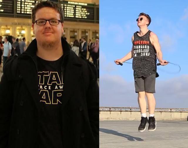 一根绳子、一个垫子，大叔狂甩90斤脂肪成型男！感谢跳绳