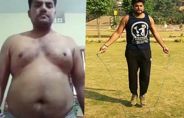 一根绳子、一个垫子，大叔狂甩90斤脂肪成型男！感谢跳绳