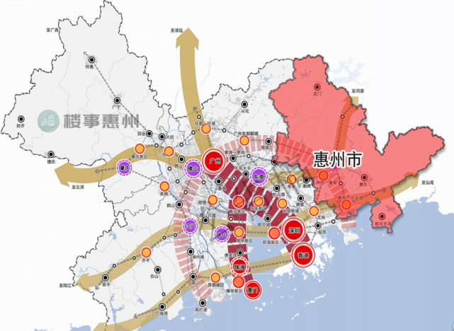 而深圳合并惠州或是东莞,则不是一个概念,这就是为什么喊了这么多年的