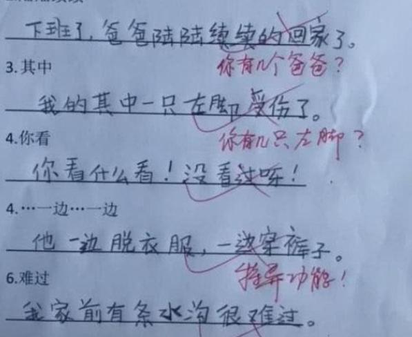 小学生写作业偷懒的"最高境界",老师看了也无奈,生气却挑不出错