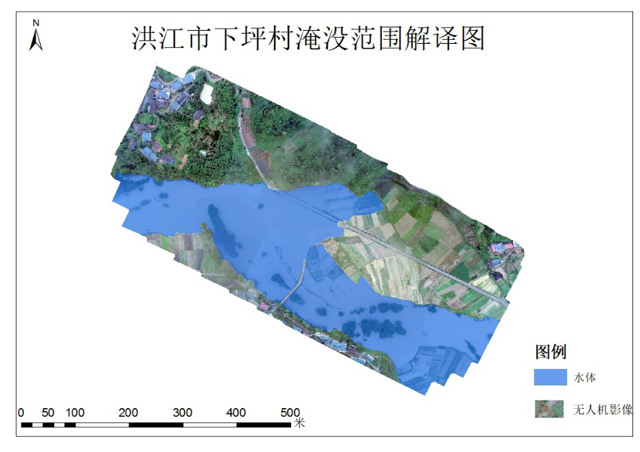 洪江市下坪村航拍影像图