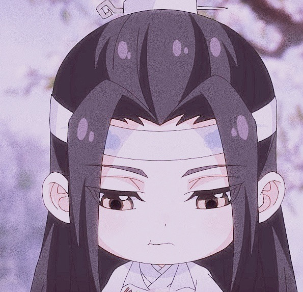 魔道祖师q版头像蓝忘机一脸冷漠魏无羡委屈兮兮