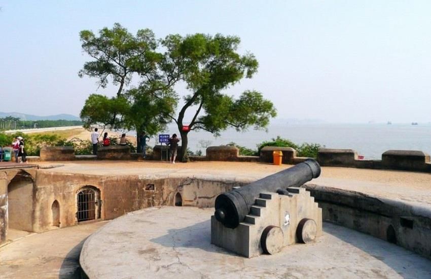 东莞旅游景点虎门炮台,这些清朝时期的大炮还存在,让人感慨万千