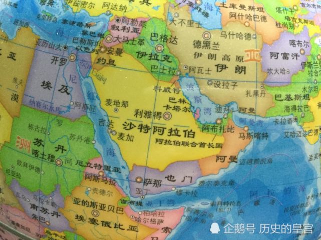 也门在中东的地理位置