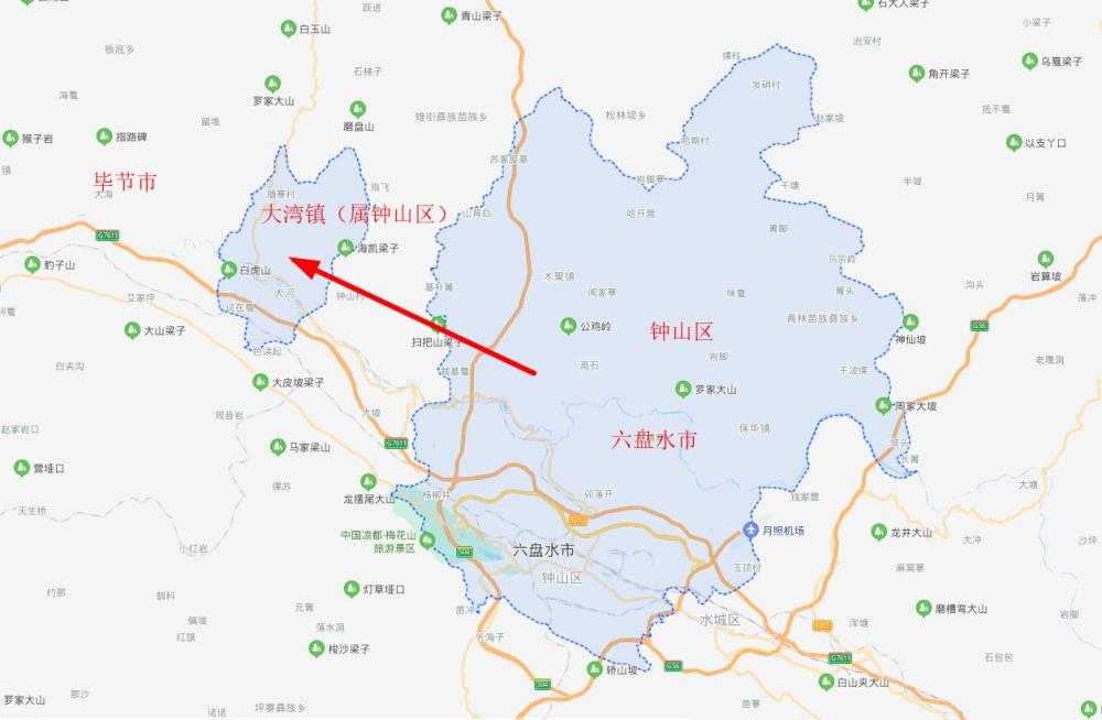 六盘水面积和人口多少_贵州面积最大人口最多的县,人口数量居贵州各县之首(3)