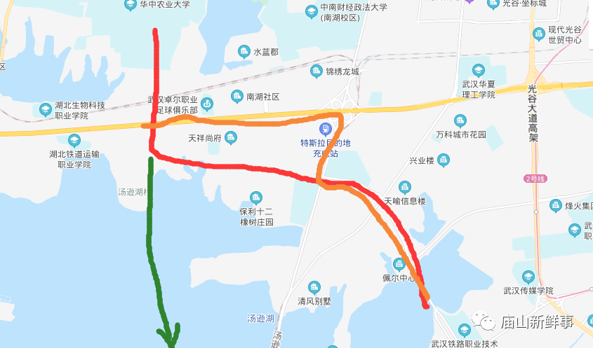 网友建议两湖隧道南延穿过汤逊湖接入庙山地区!官方回应来了!