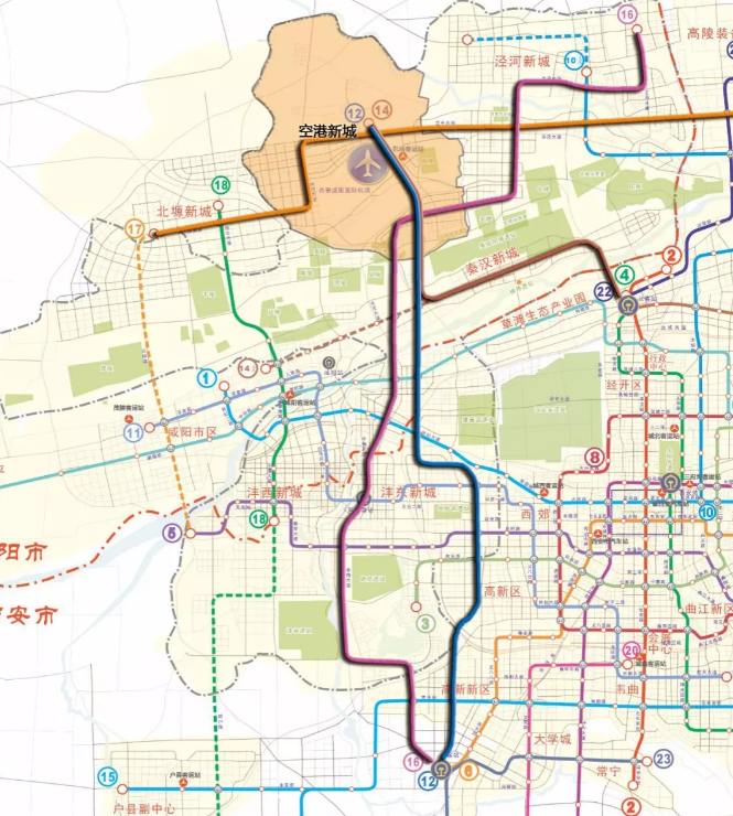 地铁以外,西咸新区还将引入新的轨道交通?