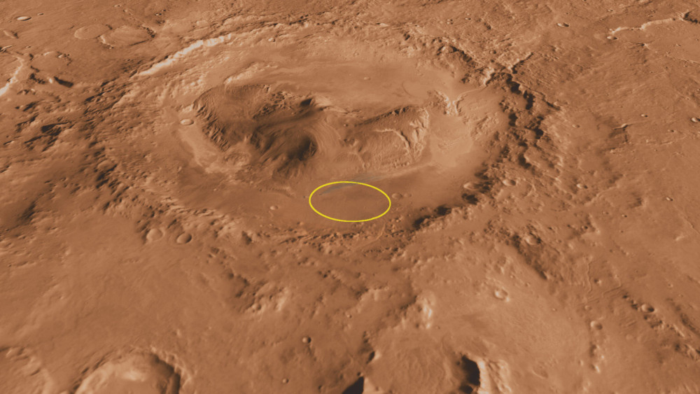 火星奇观(3)-盖尔环形山 gale crater