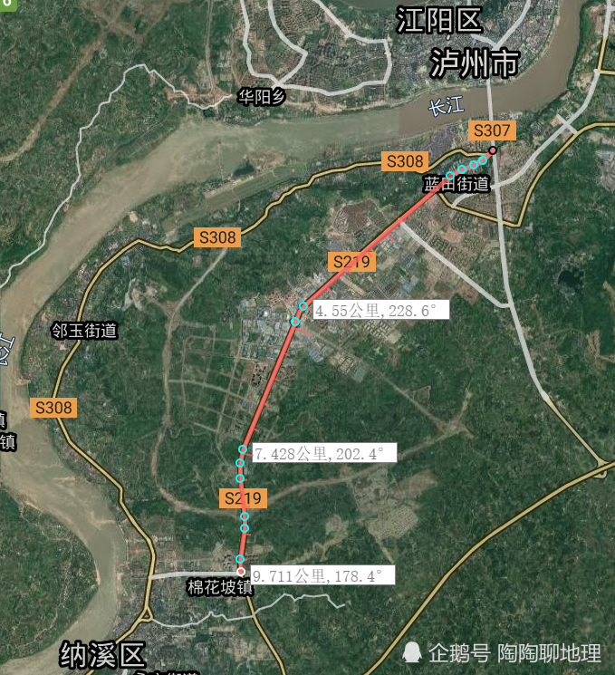 59秒带你认识泸州市3区4县的城区中轴线你走过这些道路吗