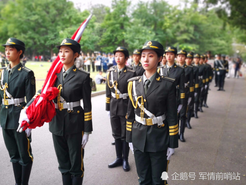 2020年仪仗队身高,美国仪仗队身高 美丽的中国女子仪仗队:平均身高173cm,出场就吸引世界