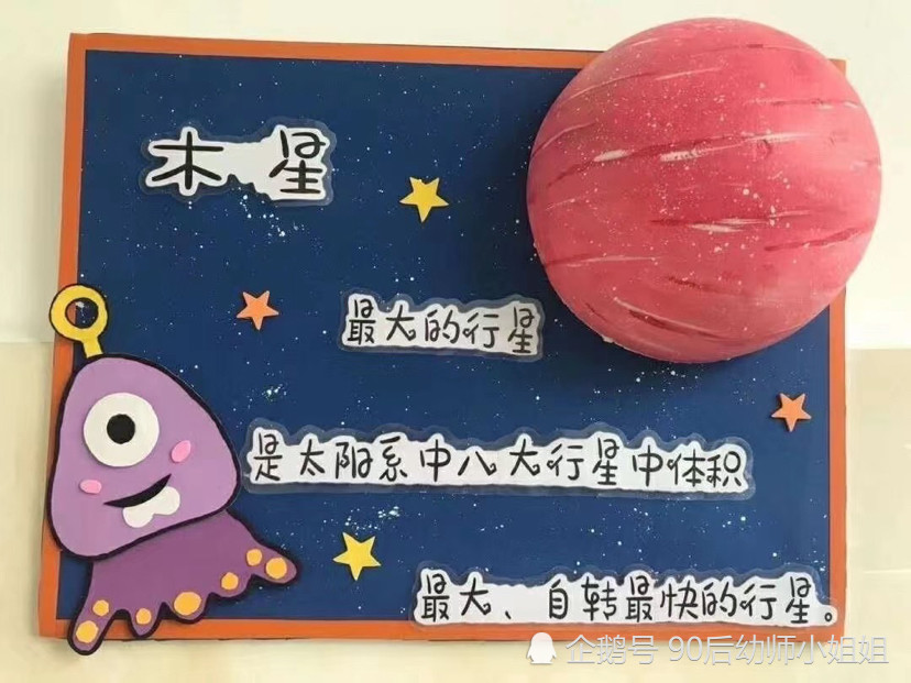 小汪老师今日分享:八大行星环创,需要的收藏自取哦
