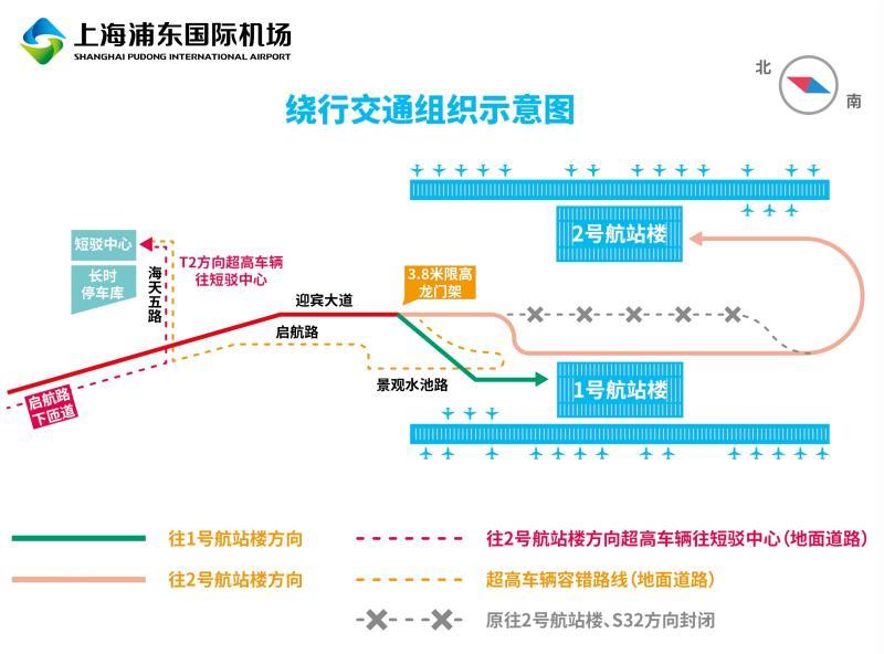 机场联络线浦东机场站将施工3年,进出机场会绕晕?