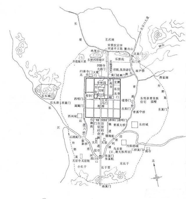 隋朝大兴/唐朝长安 隋文帝杨坚夺得北周政权后,都城仍用汉长安旧址.