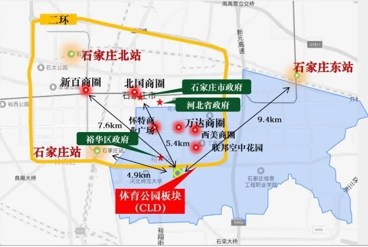 更是凭借其跨越南二环的区位占位, 成为 政府规划的石家庄泛东南片区