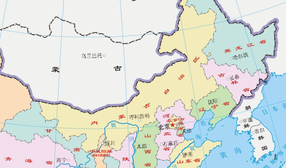 再加上东北三省和甘肃省,陆续划分给内蒙古的部分地区,截止50年代末期