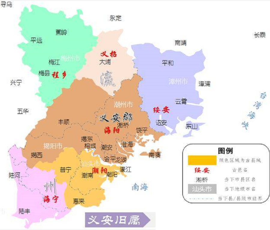历史海阳县地图