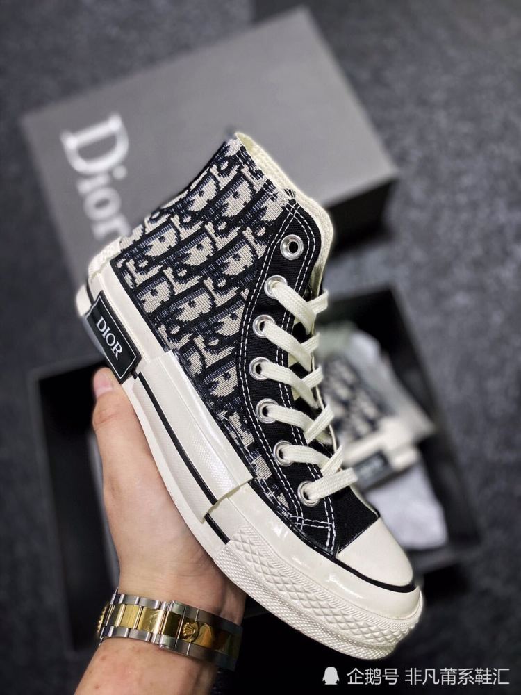 dior x converse 1970s 联名款高帮休闲板鞋