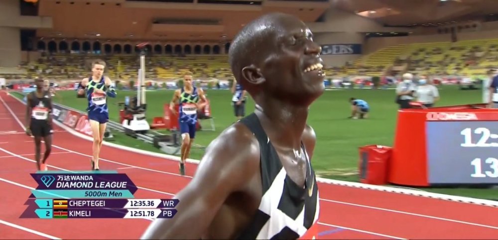 12分35秒36,长跑名将破男子5000米世界纪录,世界田径未来看他的